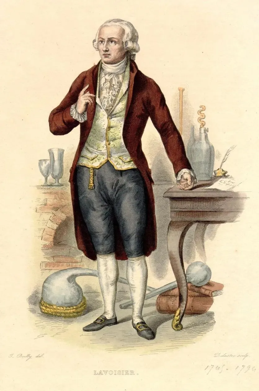 安托万-洛朗·拉瓦锡（Antoine-Laurent de Lavoisier，1743年8月26日～1794年5月8日），法国著名化学家、生物学家，被后世尊称为"现代化学之父"